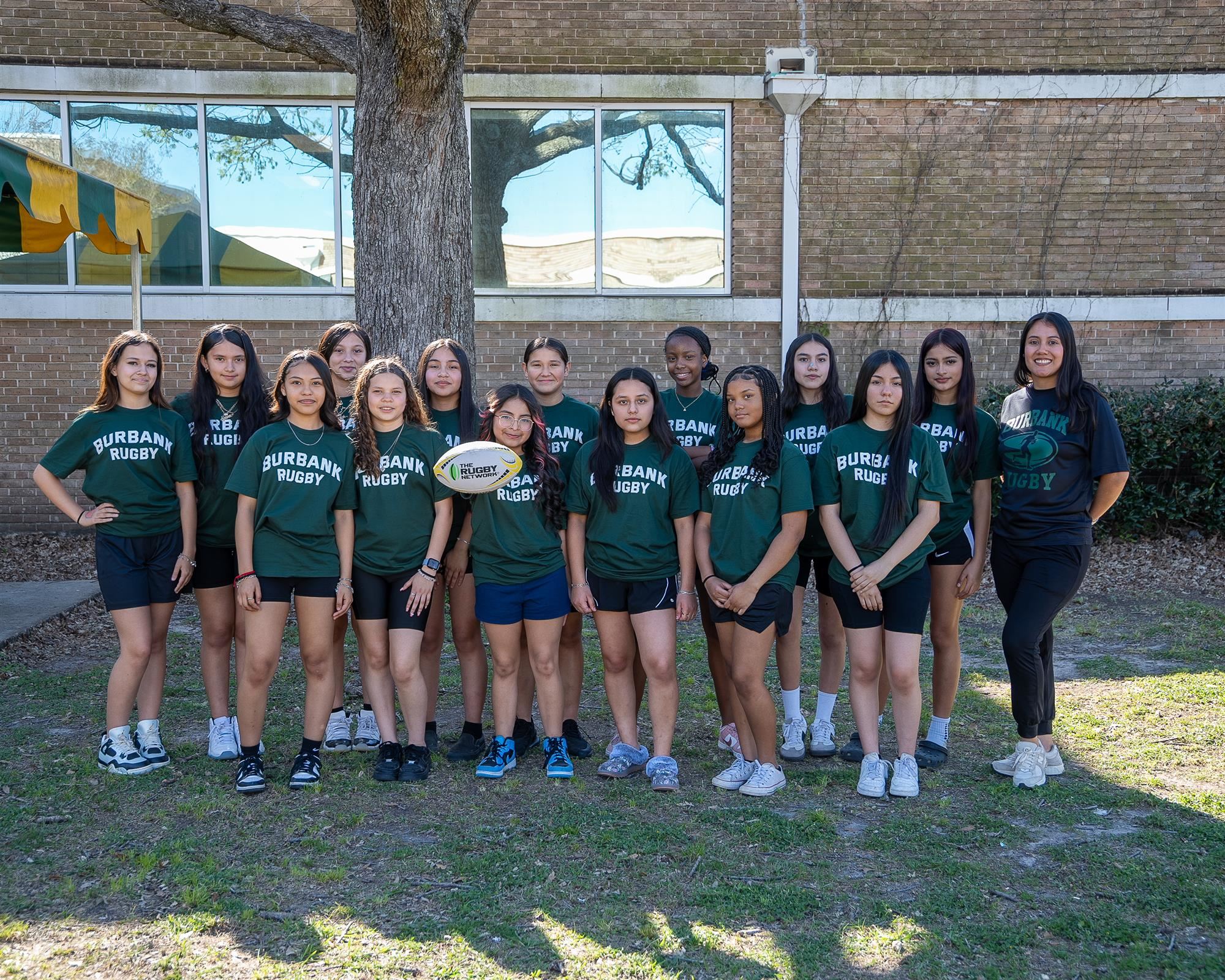 Rugby Team with Coach Espinosa